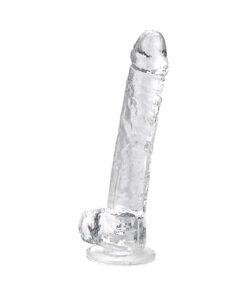 n12189 loving joy 11 inch dildo with balls clear 4