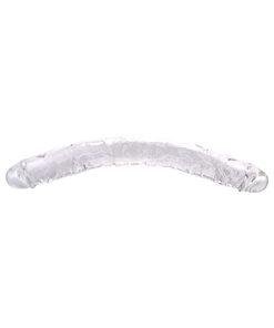 n12190 loving joy 15 inch double ended dildo clear 2