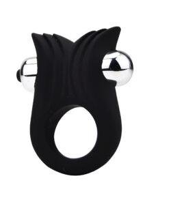 n12194 loving joy silicone vibrating textured cock ring 3