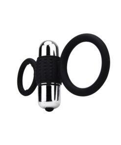 n12195 loving joy silicone vibrating cock and ball ring 2 hr scaled 1