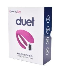n12198 loving joy duet remote controlled couples vibrator pkg 2 1