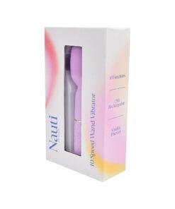 Nauti Petites 10 Speed Wand Vibrator n12249 nauti petites 10 speed wand vibrator pkg 1