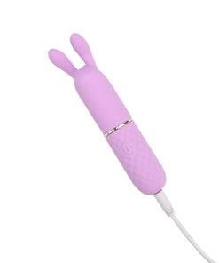 Nauti Petites 10 Speed Rabbit Ears Bullet Vibrator n12252 nauti petites 10 speed rabbit ears bullet vibrator charge cable