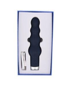 n12253 nauti silicone ribbed vibrator inside 1