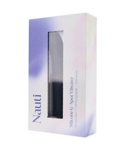 n12254 nauti silicone g spot vibrator pkg 1