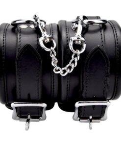n12265 bound leather wrist restraints 3