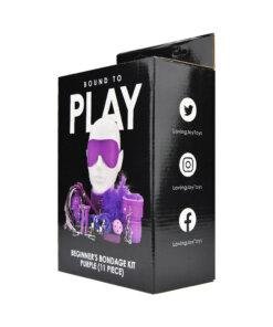 n12279 bound to play bondage kit purple 11 piece pkg 2