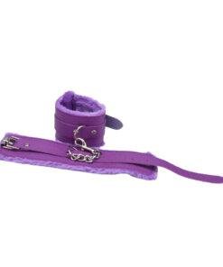 n12279 bound to play bondage kit purple 11 piece wrist cuffs