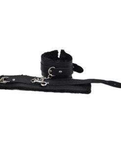 n12280 bound to play beginners bondage kit black 8 piece ankle cuffs