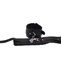 n12280 bound to play beginners bondage kit black 8 piece wrist cuffs