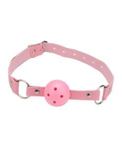 n12281 bound to play beginners bondage kit pink 8 piece ball gag