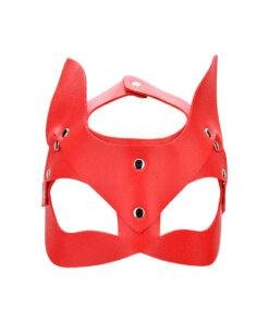 n12284 bound to play kitty cat face mask red 1