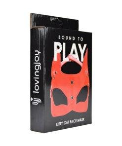 n12284 bound to play kitty cat face mask red pkg 1