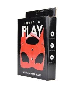 n12284 bound to play kitty cat face mask red pkg 2