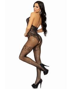 n12362 leg sparkle seamless neck bodystocking 5