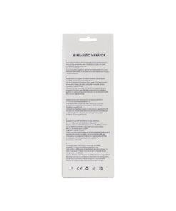 n12402 loving joy 7 inch realistic vibrator purple pkg bk