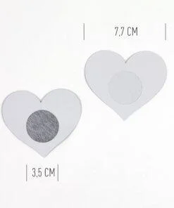 n12490 wow boobs heart nipple pasties 3