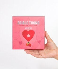 n12533 edible jelly thong strawberry flavour 3