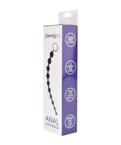 n8440 loving joy anal love beads black pkg 2