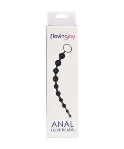 n8440 loving joy anal love beads black pkg