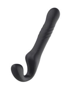 n12530 mina remote thrusting vibrating strapless strap on 8