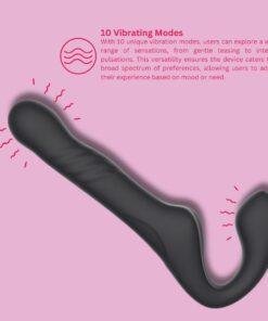 n12530 mina surge remote thrusting and vibrating strapless strap on faq 3