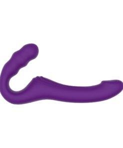 n12531 mina remote vibrating strapless strap on 4