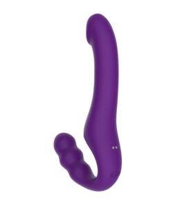 n12531 mina remote vibrating strapless strap on 7