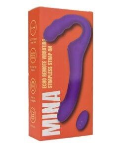 n12531 mina remote vibrating strapless strap on pkg 1