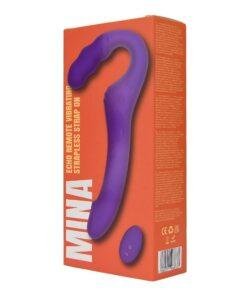 n12531 mina remote vibrating strapless strap on pkg 2