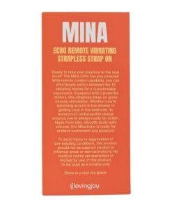 n12531 mina remote vibrating strapless strap on pkg 3