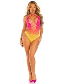 n12612 leg avenue seamless ombre halter bodysuit 5