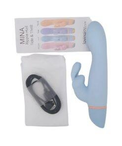 n12562 mina hail come hither rabbit vibrator inside