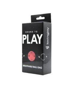 n12448 bound to play breathable ball gag red 2