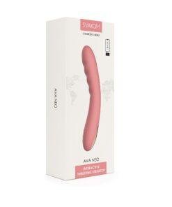 n12546 svakom ava neo interactive thrusting vibrator pink 10