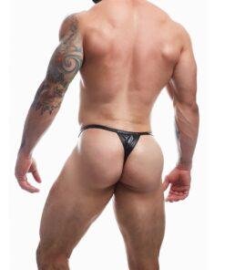 n12736 c4m boost black leatherette gstring 2
