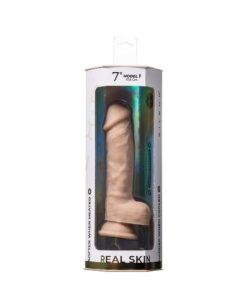 n12753 silexd 7inch real skin liquid silicone dildow suction cup balls 6