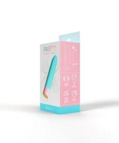 n12759 party color baly bullet vibrator blue 2