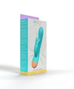 n12764 party color keny rabbit vibrator blue 5