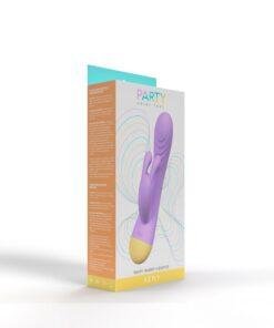 n12765 party color keny rabbit vibrator purple 5