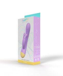 n12765 party color keny rabbit vibrator purple 7