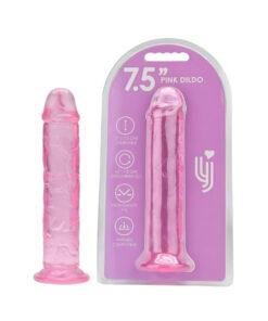 n12305 loving joy 7 5 inch suction cup dildo pink duo