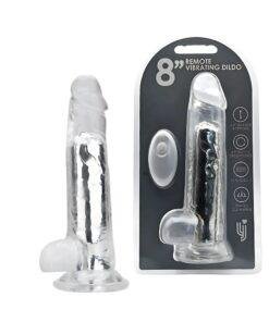 Loving Joy 8 Inch Remote Vibrating Dildo