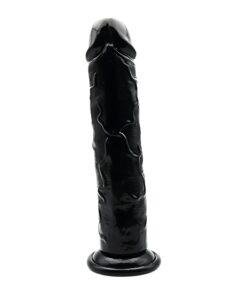 n12626 loving joy 9 5 inch suction cup dildo black 3