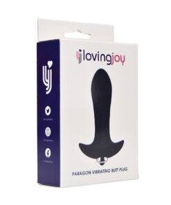 n12729 loving joy paragon 7 function vibrating butt plug pkg 1