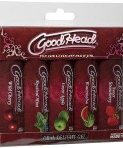 n9080 doc johnson goodhead ultimate blow job gel 5pk 2 1