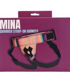 n12773 mina shimmer strap on harness pkg