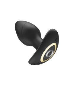 n12804 toosh remote controlled silicone rotating and vibrating butt plug 9