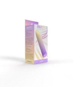 n12880 party color lippy bullet vibrator purple 10