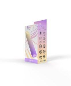 n12880 party color lippy bullet vibrator purple 9